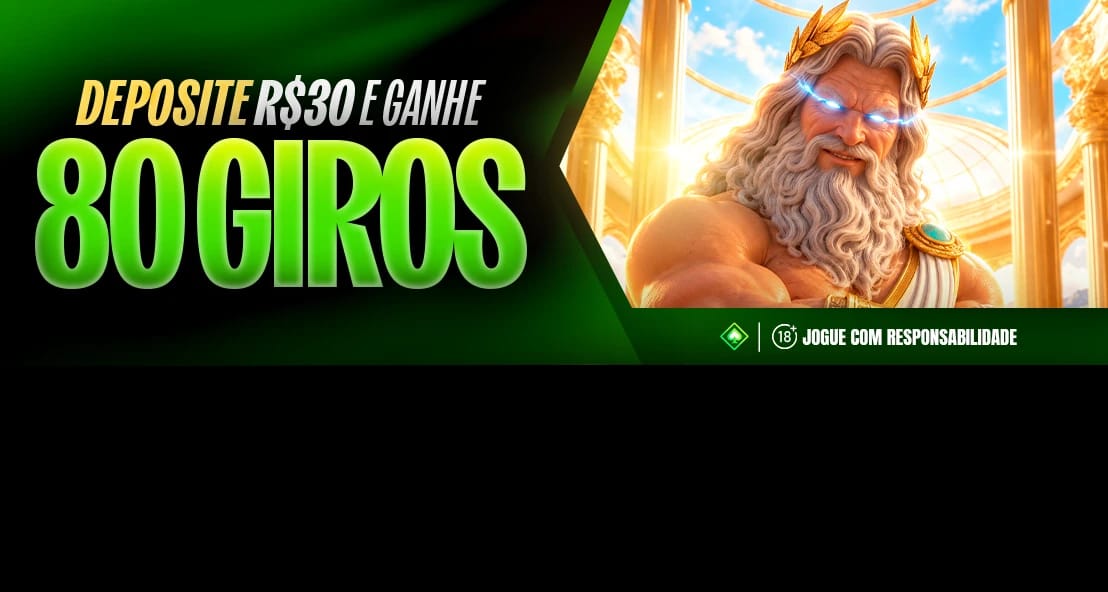 80 GIROS GRÁTIS NO GATES OF OLYMPUS