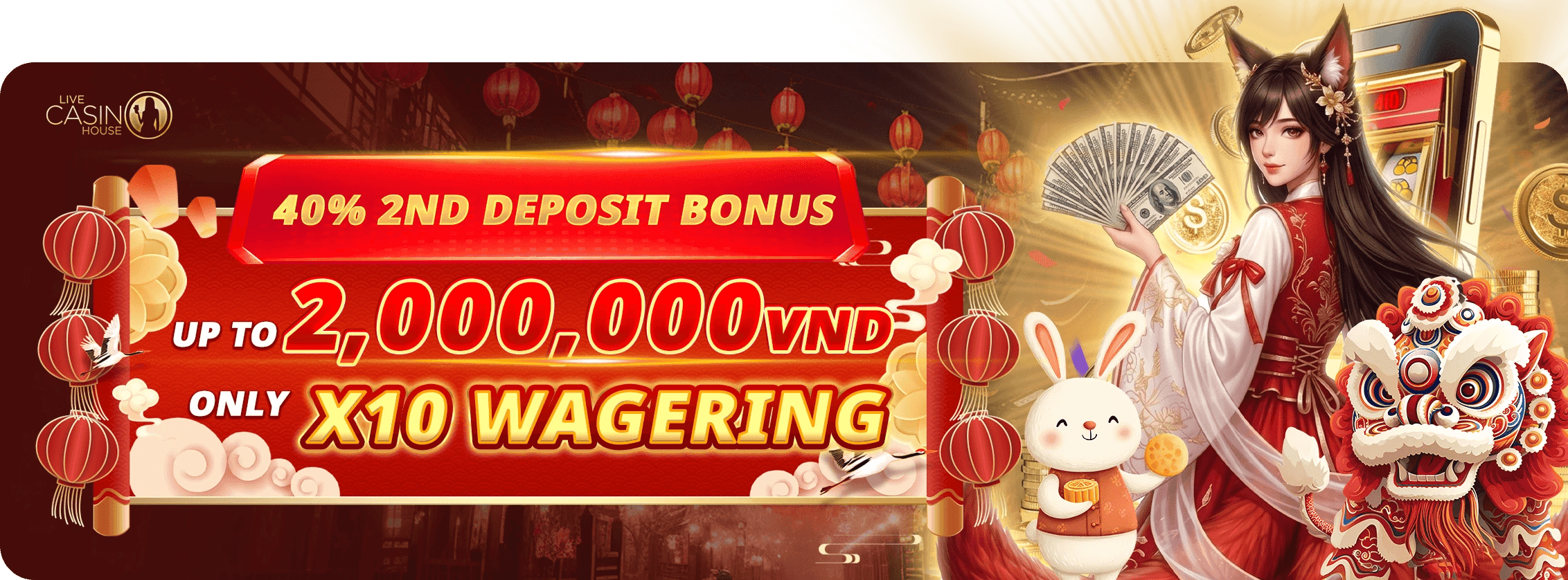 2nd Deposit Bonus!