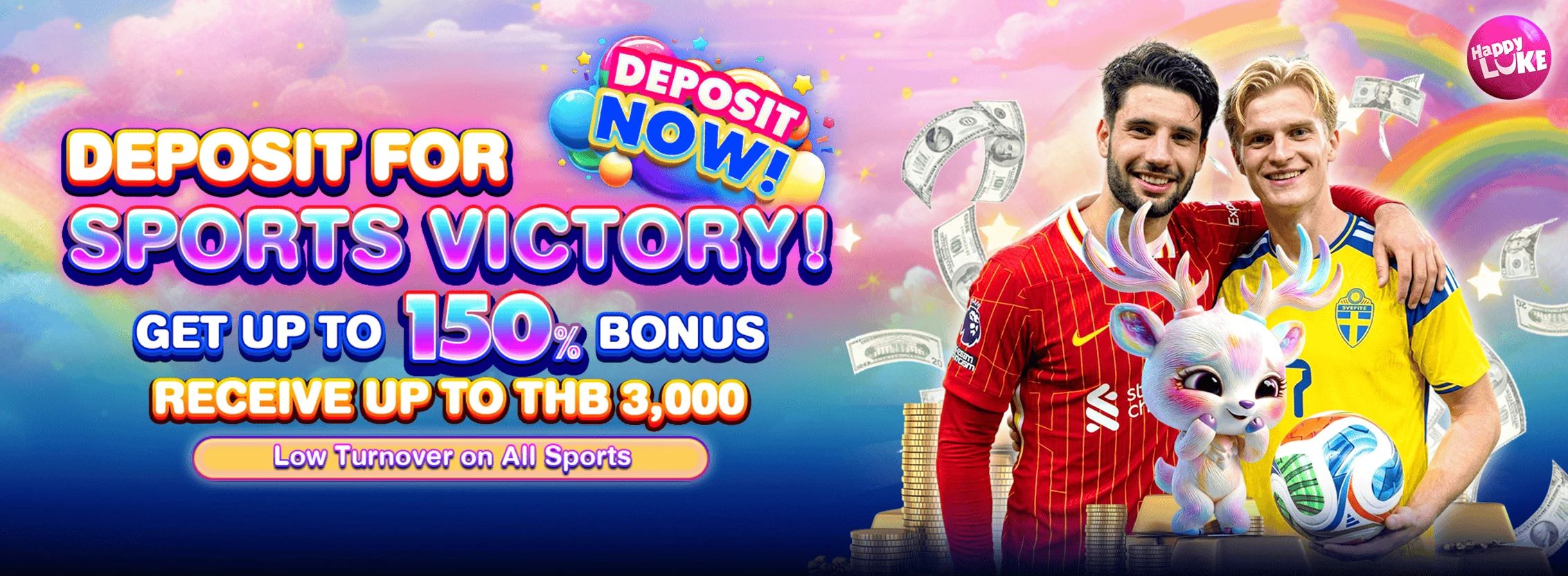 Deposit for Sports Victory