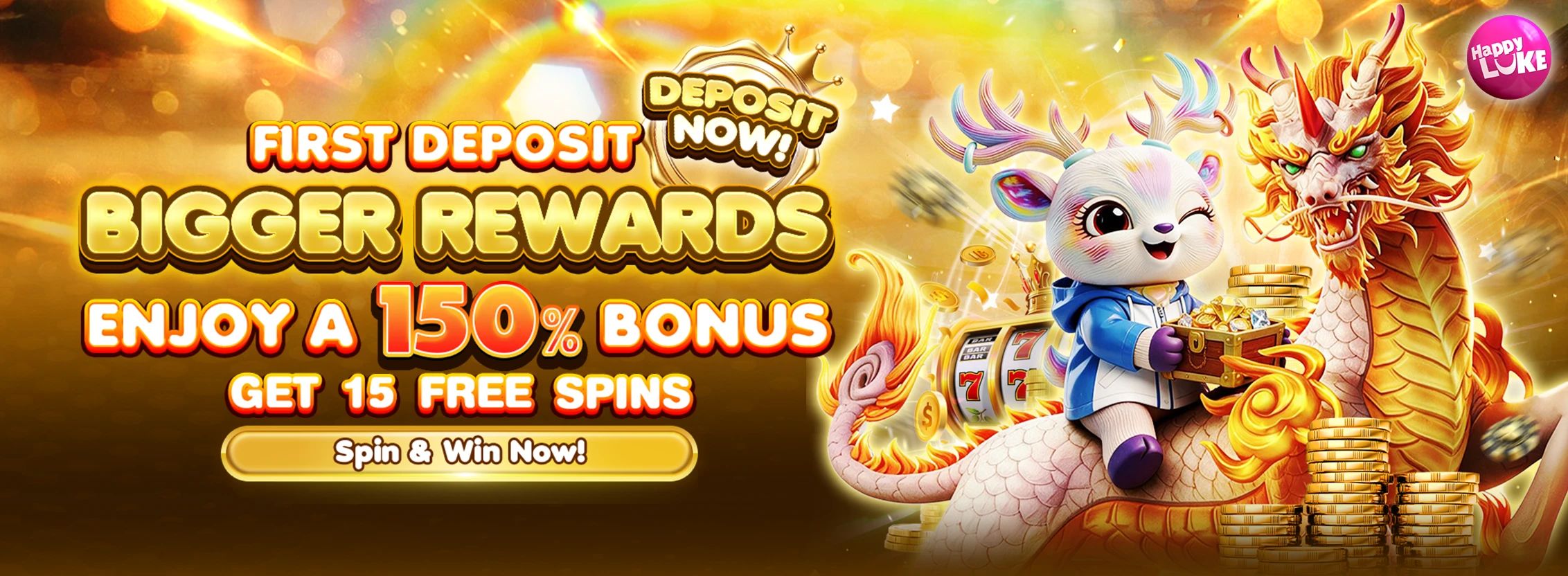 Slots 150% Welcome Bonus