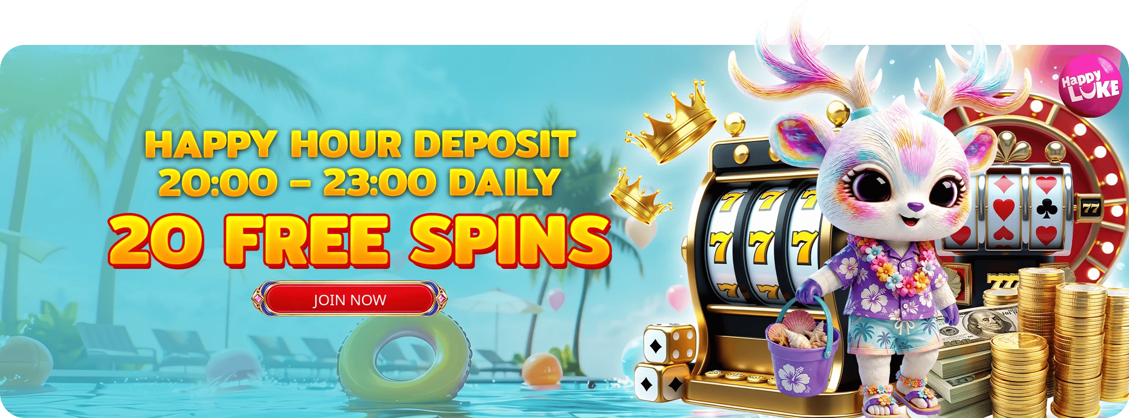 Summer Happy Hour - Get Free Spins