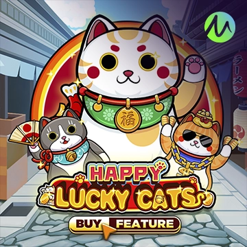 รวมเกมสล็อตทุกค่าย - Happy Lucky Cats