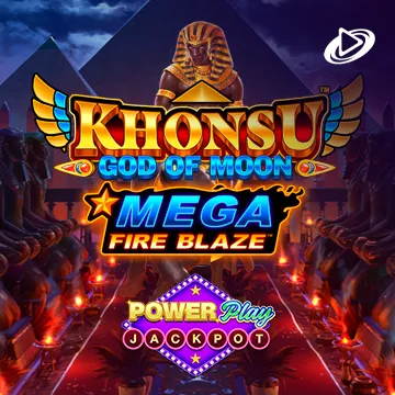 Mega Fire Blaze: Khonsu God of Moon PowerPlay Jackpot