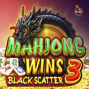 รวมเกมสล็อตทุกค่าย - Mahjong Wins 3 - Black Scatter