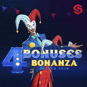 รวมเกมสล็อตทุกค่าย - 4 Bonuses Bonanza - Plinko Spin