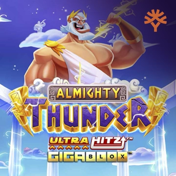 รวมเกมสล็อตทุกค่าย - Almighty Thunder Ultrahitz Gigablox